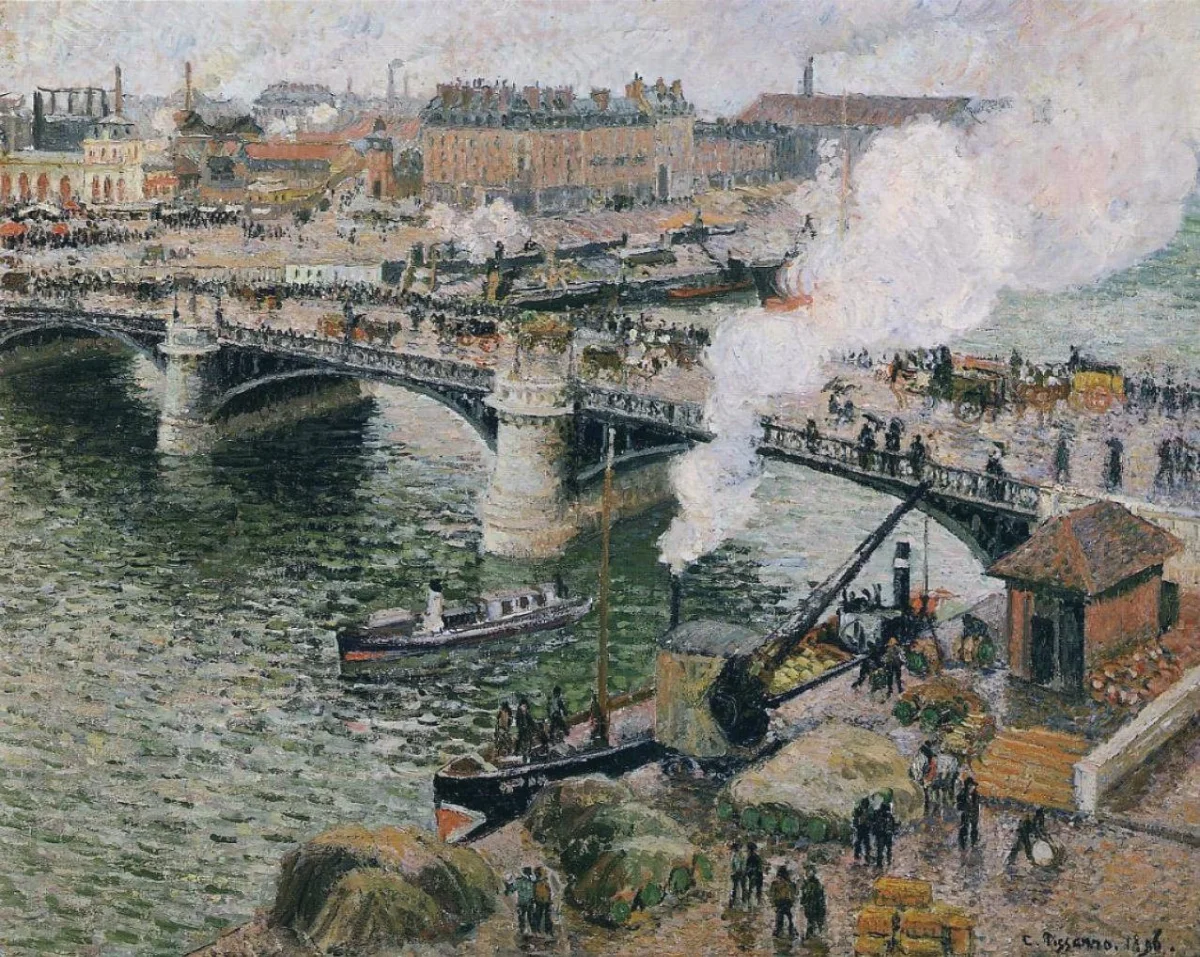 Painting with impaired vision: Camille Pissarro
