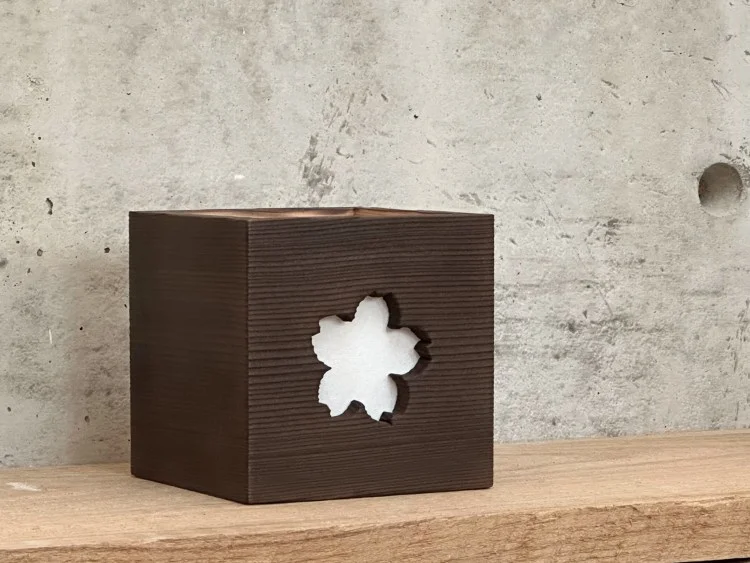 Make a Yakisugi Sakura Sconce
