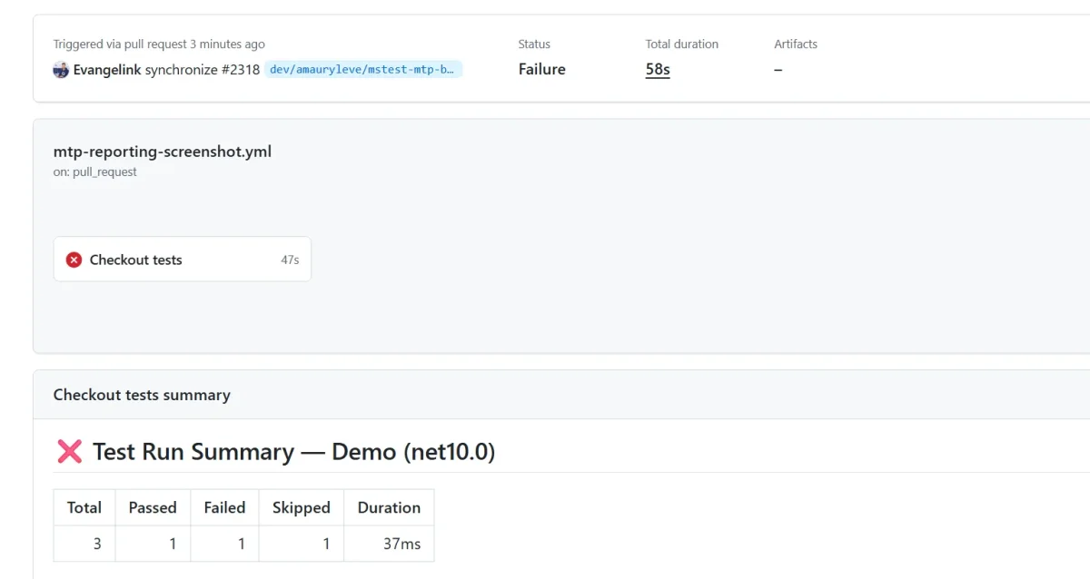 Test reporting in Microsoft.Testing.Platform: from red build to root cause