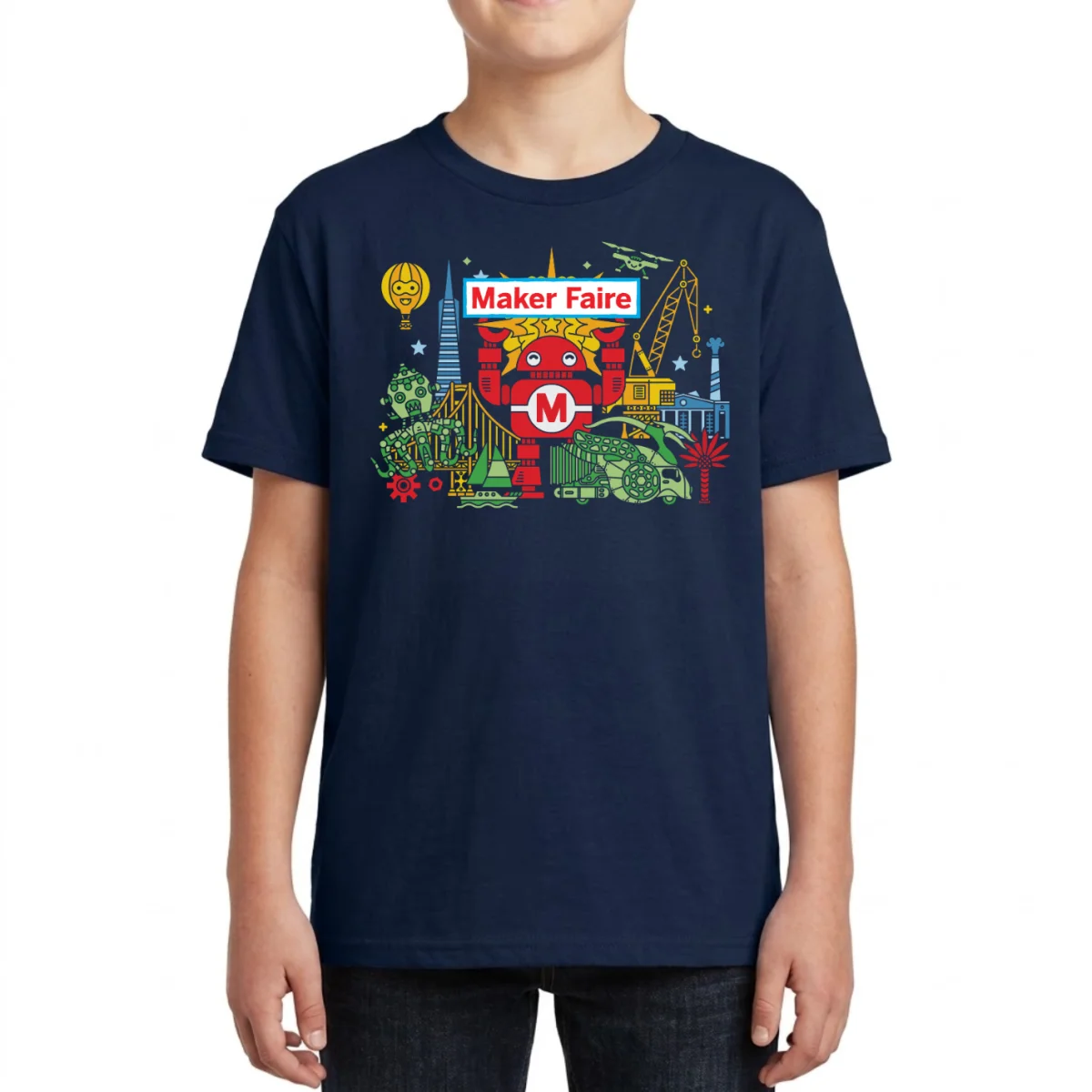 Maker Faire Youth Skyline T-Shirt