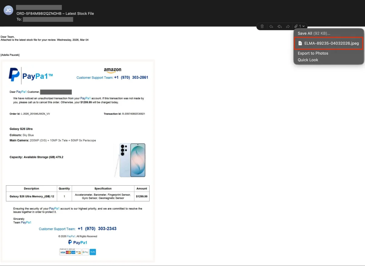 Insights into the clustering and reuse of phone numbers in scam emails