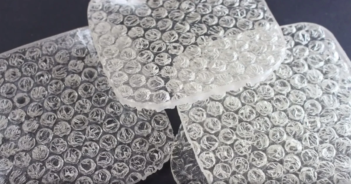 Make These Whimsical Bubble Wrap Coasters